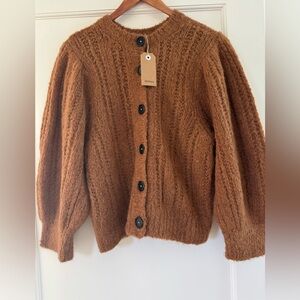 NWT Bellerose Abohy reversible Cardigan in Brown Sugar size 3 (M)